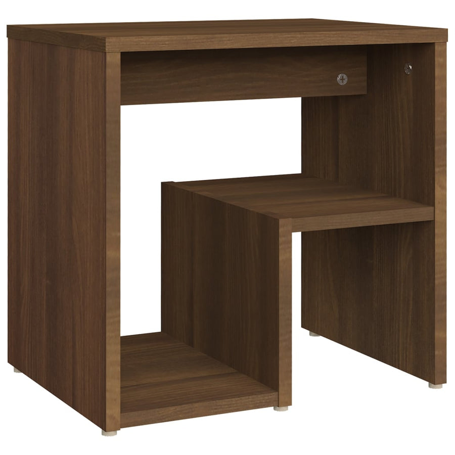Nachtkastjes 40X30X40 Cm Bewerkt Hout 2 bruin eikenkleur