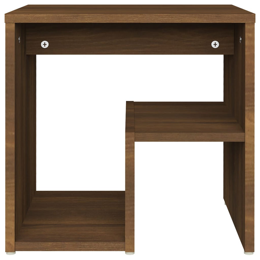 Nachtkastjes 40X30X40 Cm Bewerkt Hout 2 bruin eikenkleur