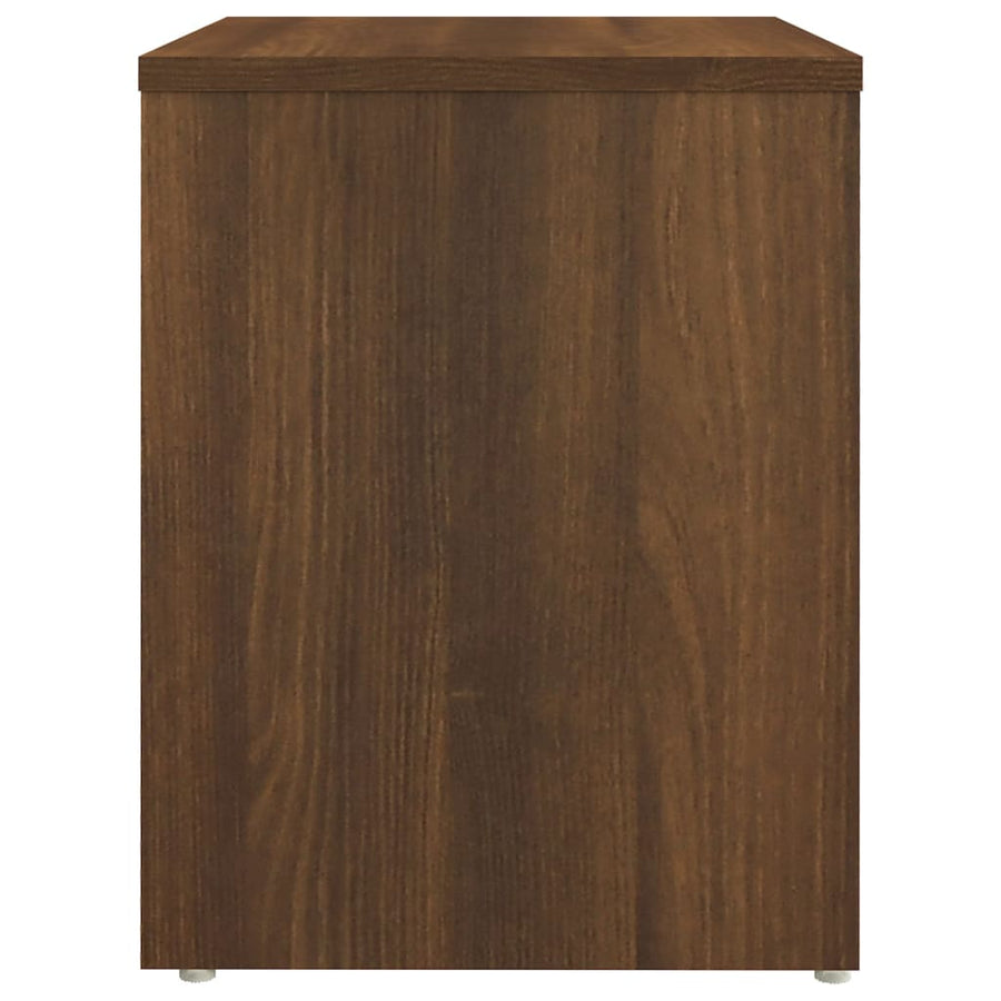 Nachtkastjes 40X30X40 Cm Bewerkt Hout 2 bruin eikenkleur