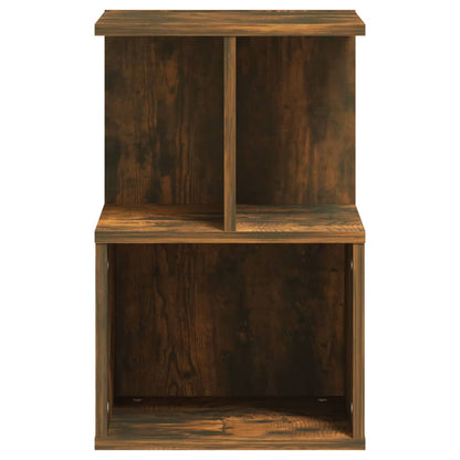 Nachtkastjes 2 St 35X35X55 Cm Bewerkt Hout Gerookt Eikenkleurig