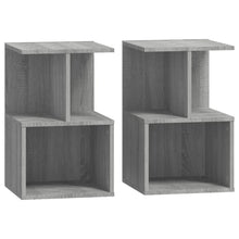 Nachtkastjes 2 St 35X35X55 Cm Bewerkt Hout Grijs Sonoma Eiken