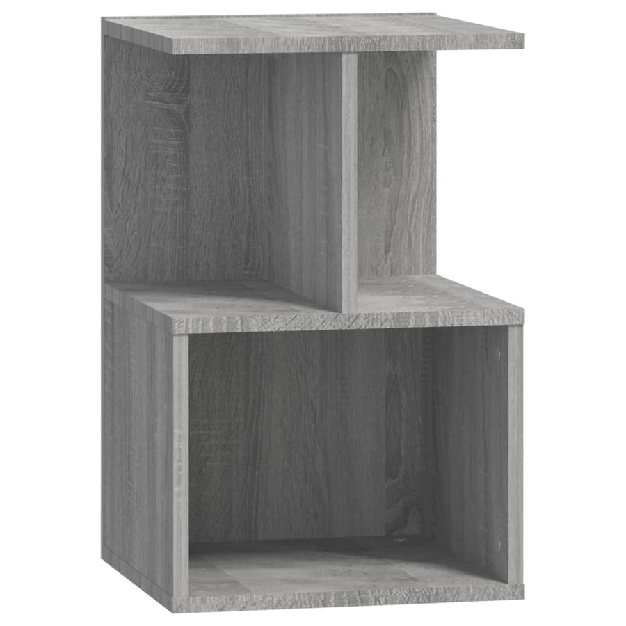 Nachtkastjes 2 St 35X35X55 Cm Bewerkt Hout Grijs Sonoma Eiken