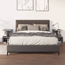 Nachtkastjes 2 St 35X35X55 Cm Bewerkt Hout Grijs Sonoma Eiken
