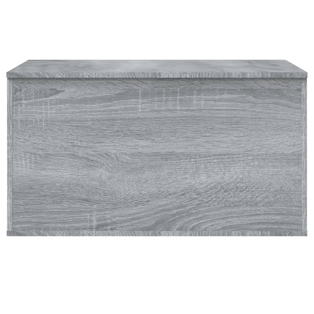 Opbergkist 84X42X46 Cm Bewerkt Hout Eikenkleurig Grijs sonoma