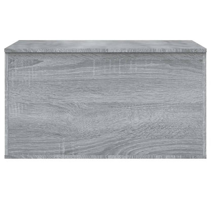 Opbergkist 84X42X46 Cm Bewerkt Hout Eikenkleurig Grijs sonoma