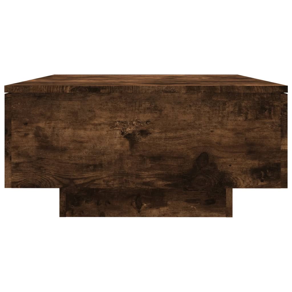 Salontafel 90x60x31 cm bewerkt hout gerookt eikenkleurig Gerookt eiken
