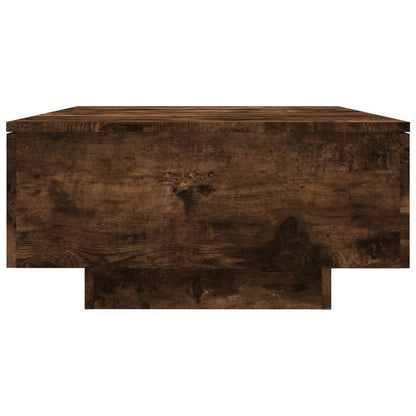 Salontafel 90x60x31 cm bewerkt hout gerookt eikenkleurig Gerookt eiken