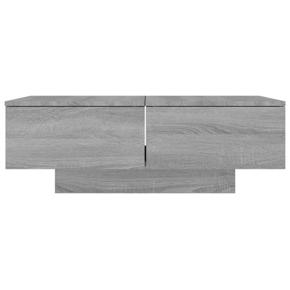 Salontafel 90x60x31 cm bewerkt hout grijs sonoma eikenkleurig Grijs sonoma
