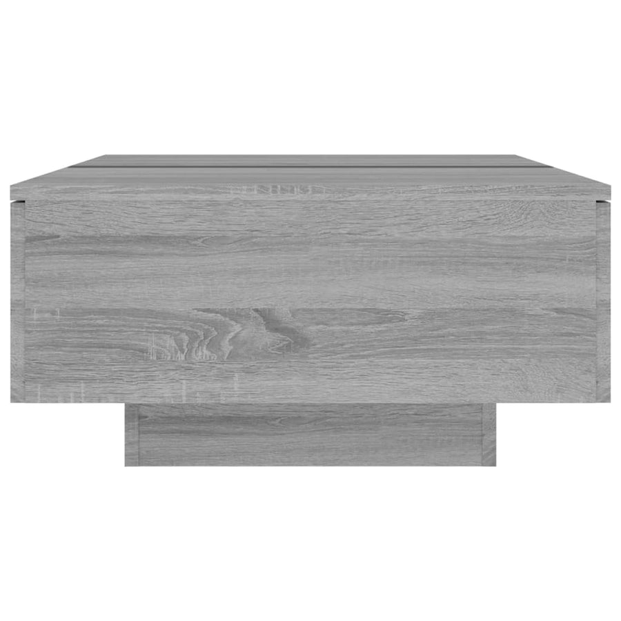 Salontafel 90x60x31 cm bewerkt hout grijs sonoma eikenkleurig Grijs sonoma