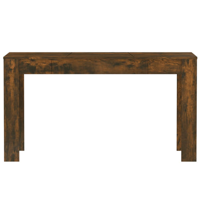 Eettafel 40X74,5X76 Cm Bewerkt Hout Kleurig Gerookt eiken