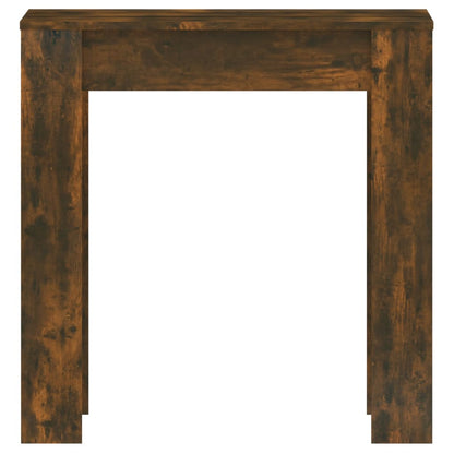 Eettafel 40X74,5X76 Cm Bewerkt Hout Kleurig Gerookt eiken