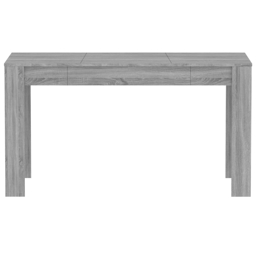 Eettafel 40X74,5X76 Cm Bewerkt Hout Eikenkleurig Grijs sonoma