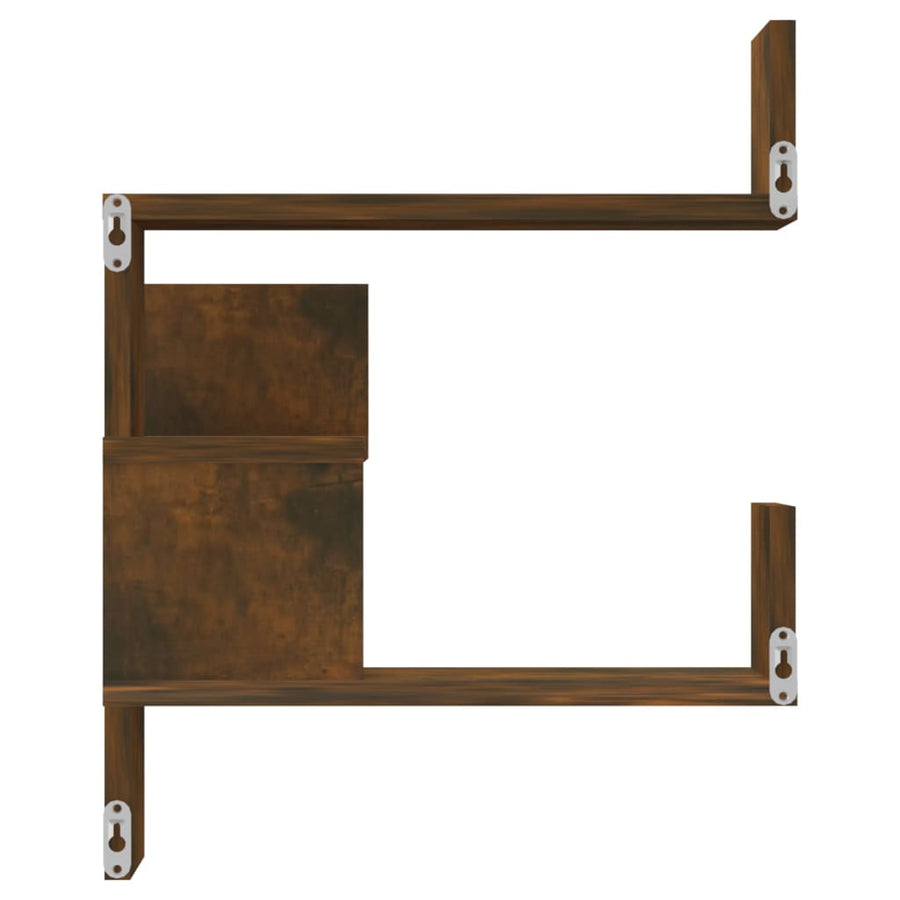 Hoekwandschappen 40X40X50 Cm Bewerkt Hout Sonoma Eiken 2 Gerookt eiken