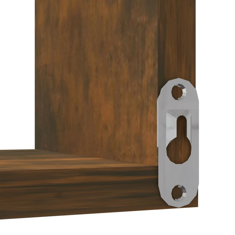 Hoekwandschappen 40X40X50 Cm Bewerkt Hout Sonoma Eiken 2 Gerookt eiken