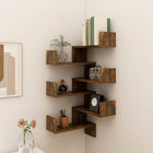 Corner shelves 2 pcs 40x40x50 cm engineered wood Sonoma oak