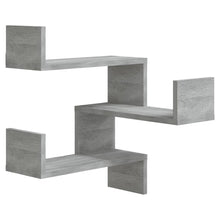 Hoekwandschap 40x40x50 cm bewerkt hout grijs sonoma eikenkleur 1 Grijs sonoma