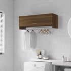 Wardrobe 100x32.5x35 cm engineered wood brown oak colour