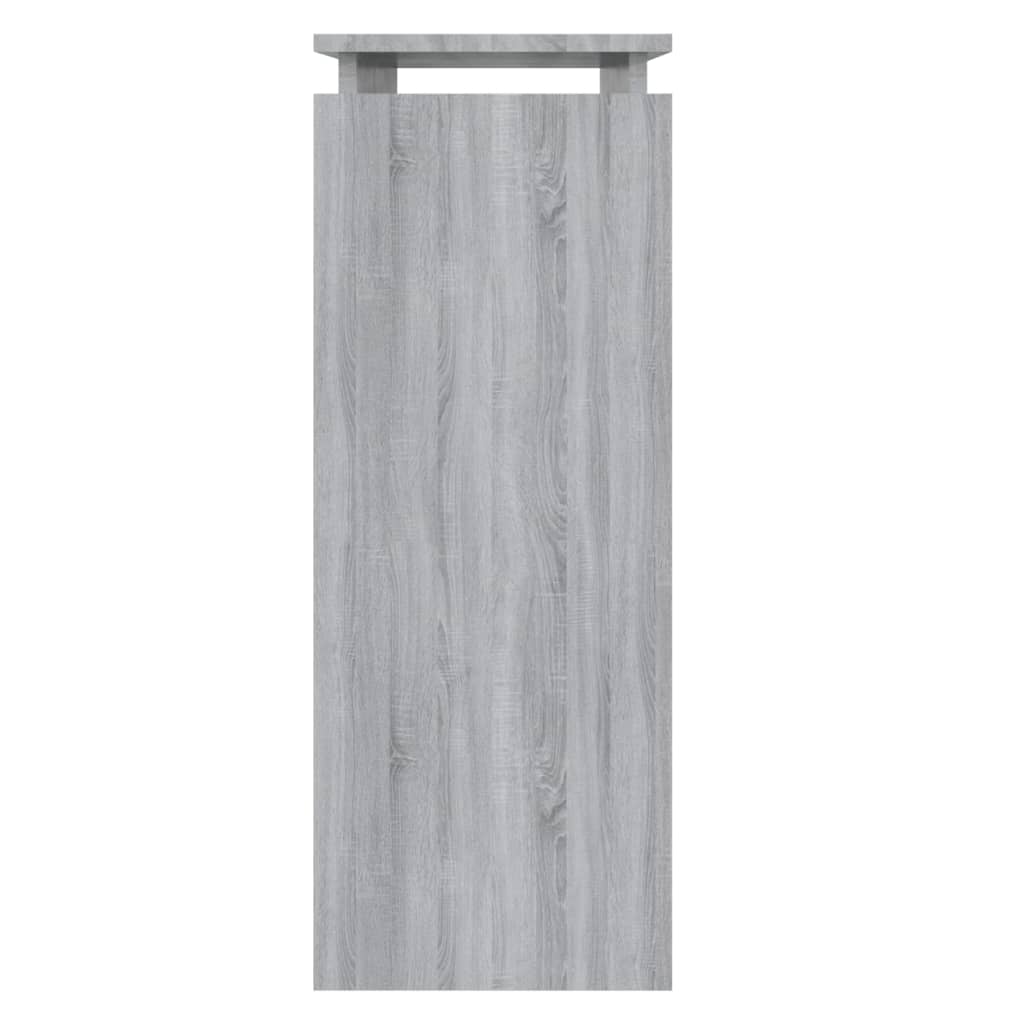 Wandtafel 80X30X80 Cm Bewerkt Hout Grijs Sonoma Eikenkleurig 1