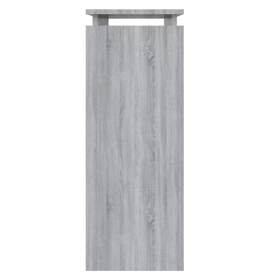 Wandtafel 80X30X80 Cm Bewerkt Hout Grijs Sonoma Eikenkleurig 1