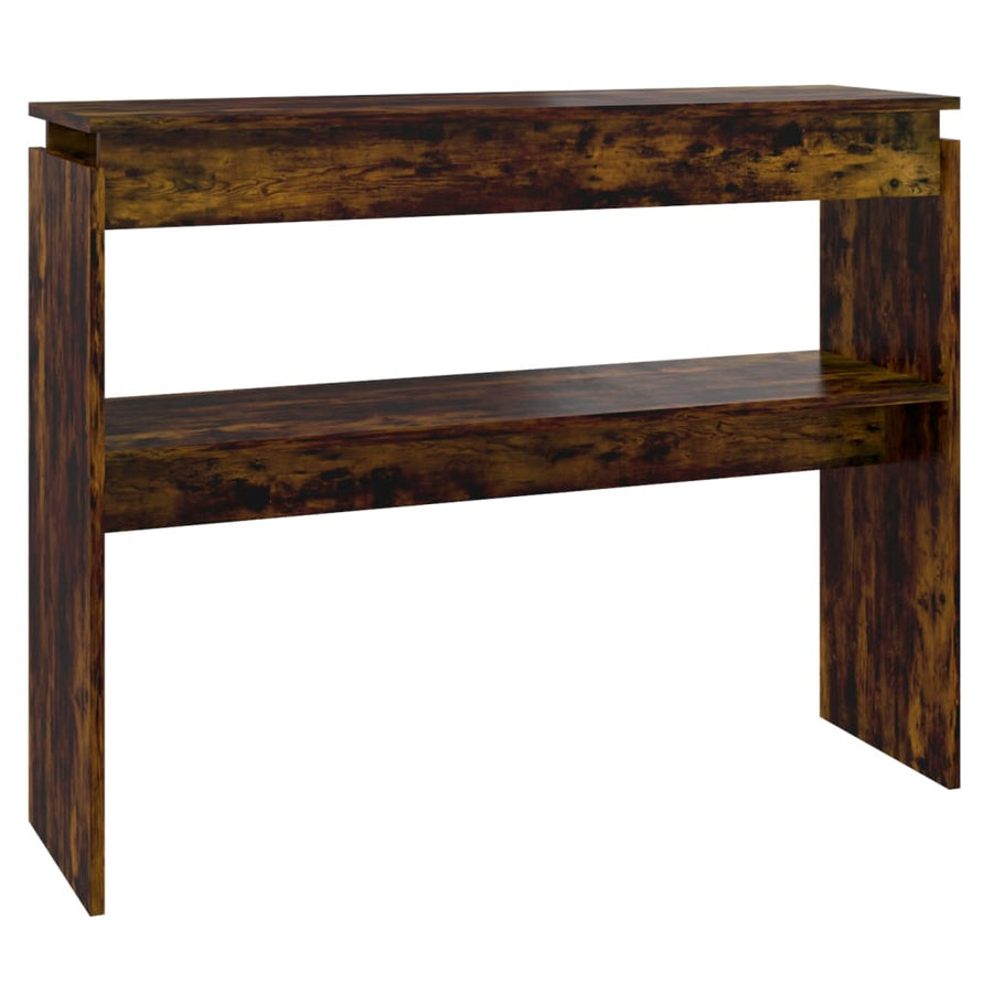 Wandtafel 02X30X80 Cm Bewerkt Hout Kleurig Gerookt eiken