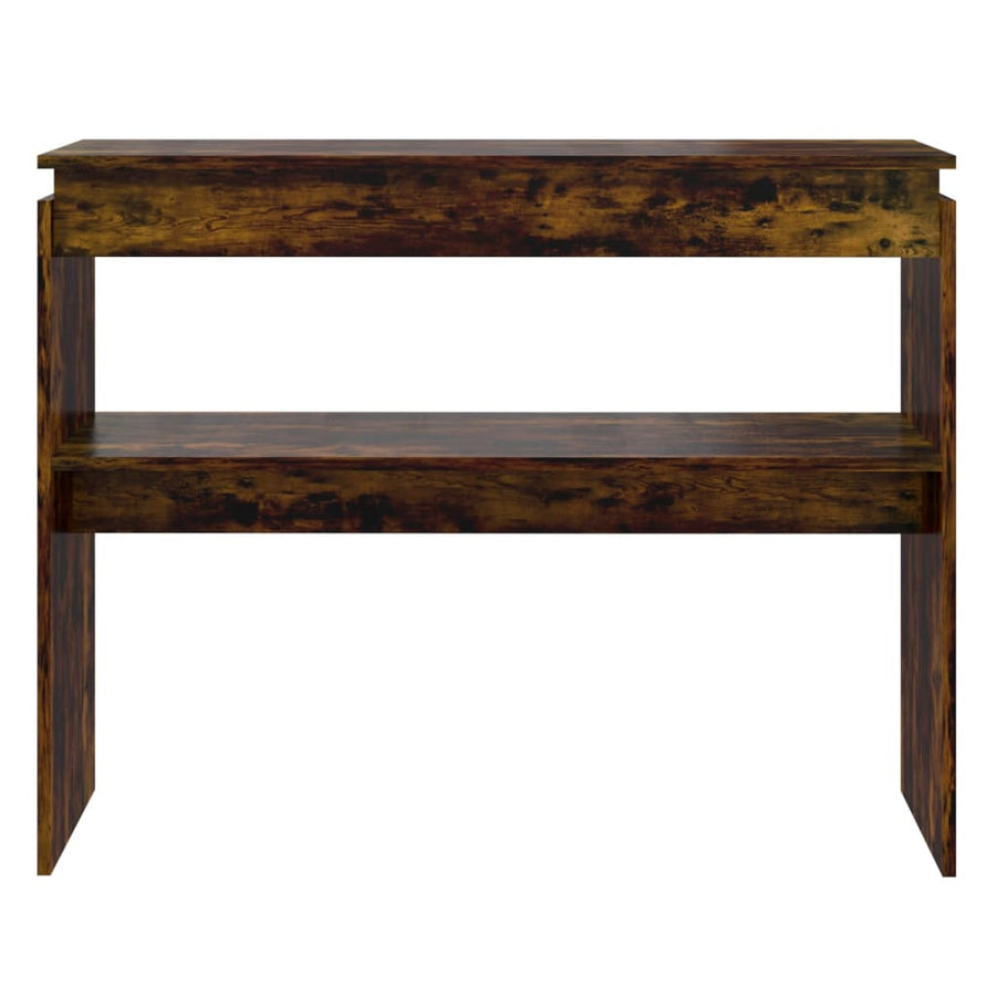 Wandtafel 02X30X80 Cm Bewerkt Hout Kleurig Gerookt eiken