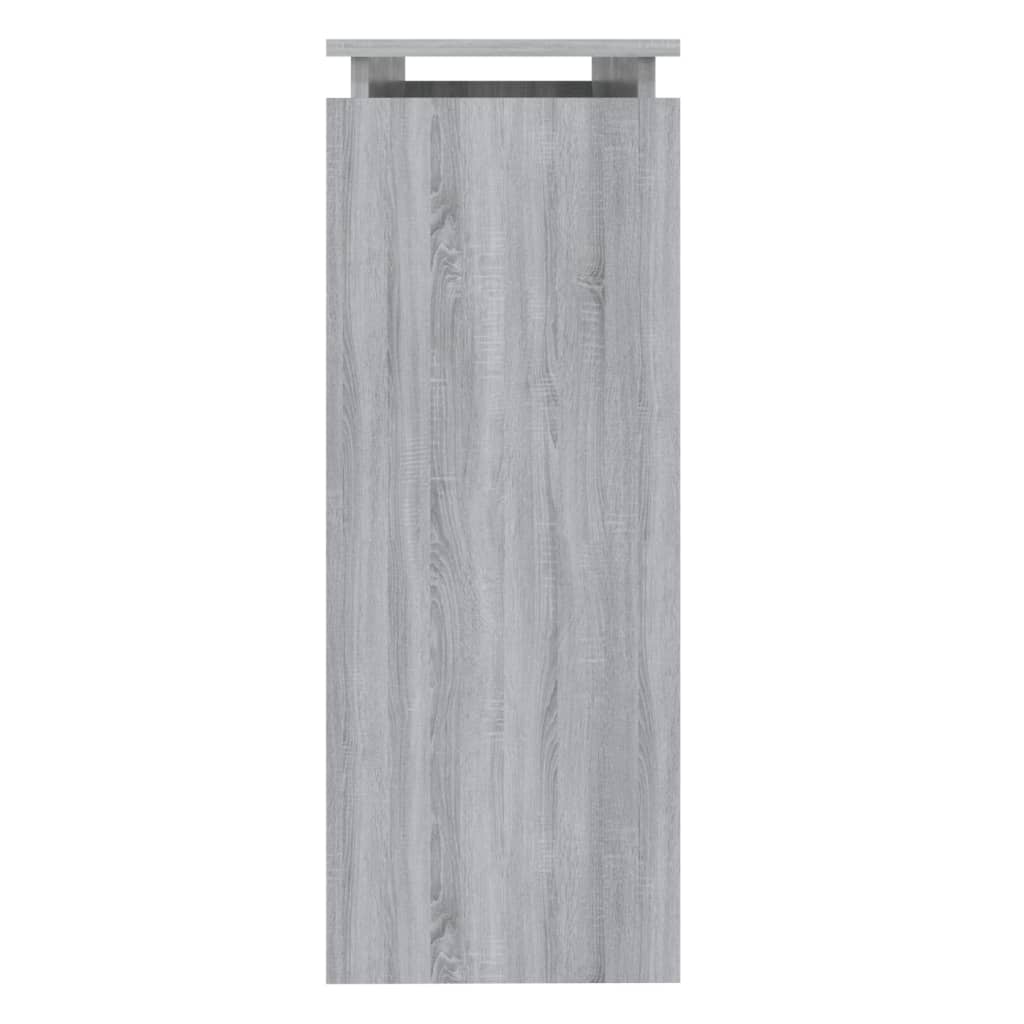 Wandtafel 02X30X80 Cm Bewerkt Hout Eikenkleurig Grijs sonoma