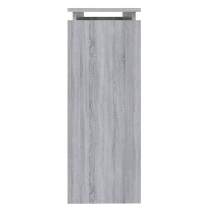 Wandtafel 02X30X80 Cm Bewerkt Hout Eikenkleurig Grijs sonoma