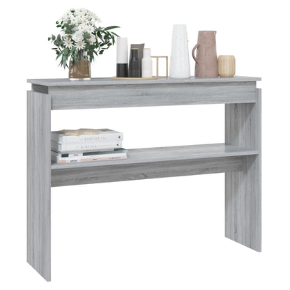 Wandtafel 02X30X80 Cm Bewerkt Hout Eikenkleurig Grijs sonoma