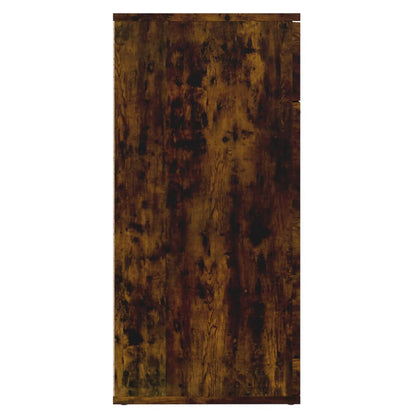 Dressoir Bewerkt Hout Kleurig 80 x 36 x 75 cm Gerookt eiken