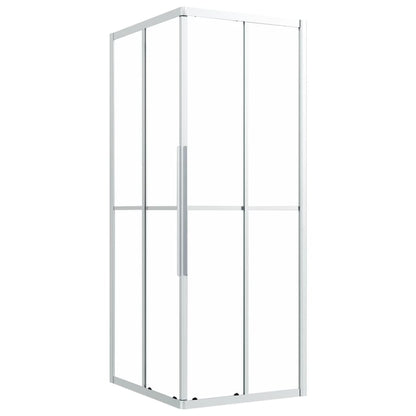 Douchecabine 90x70x180 cm mat ESG 90 x 70 x 180 cm Zilver Mat