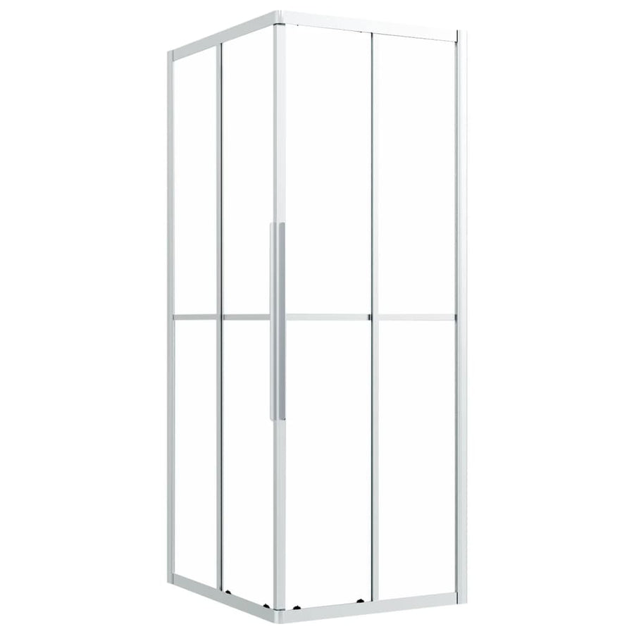 Douchecabine 90x70x180 cm mat ESG 90 x 70 x 180 cm Zilver Mat