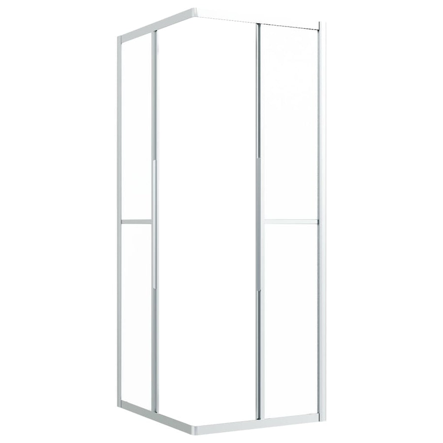 Douchecabine 90x70x180 cm mat ESG 90 x 70 x 180 cm Zilver Mat
