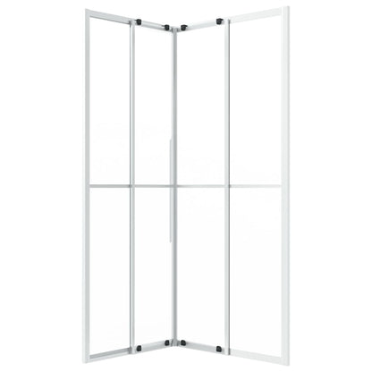 Douchecabine 90x70x180 cm mat ESG 90 x 70 x 180 cm Zilver Mat