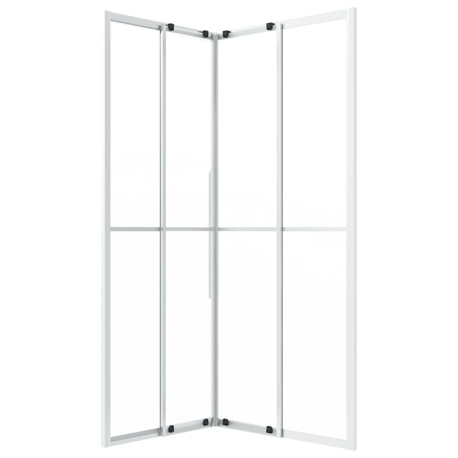 Douchecabine 90x70x180 cm mat ESG 90 x 70 x 180 cm Zilver Mat