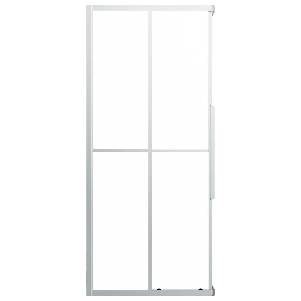 Douchecabine 90x70x180 cm mat ESG 90 x 70 x 180 cm Zilver Mat