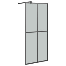 Inloopdouchescherm Donker Gehard Glas 80 x 195 cm Zwart