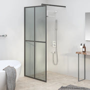 Inloopdouche scherm 80x195 cm donker glas