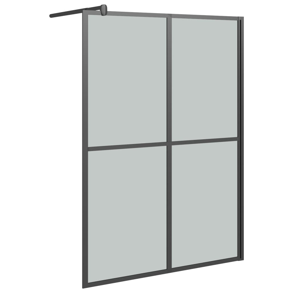 Inloopdouchescherm Donker Gehard Glas 140 x 195 cm
