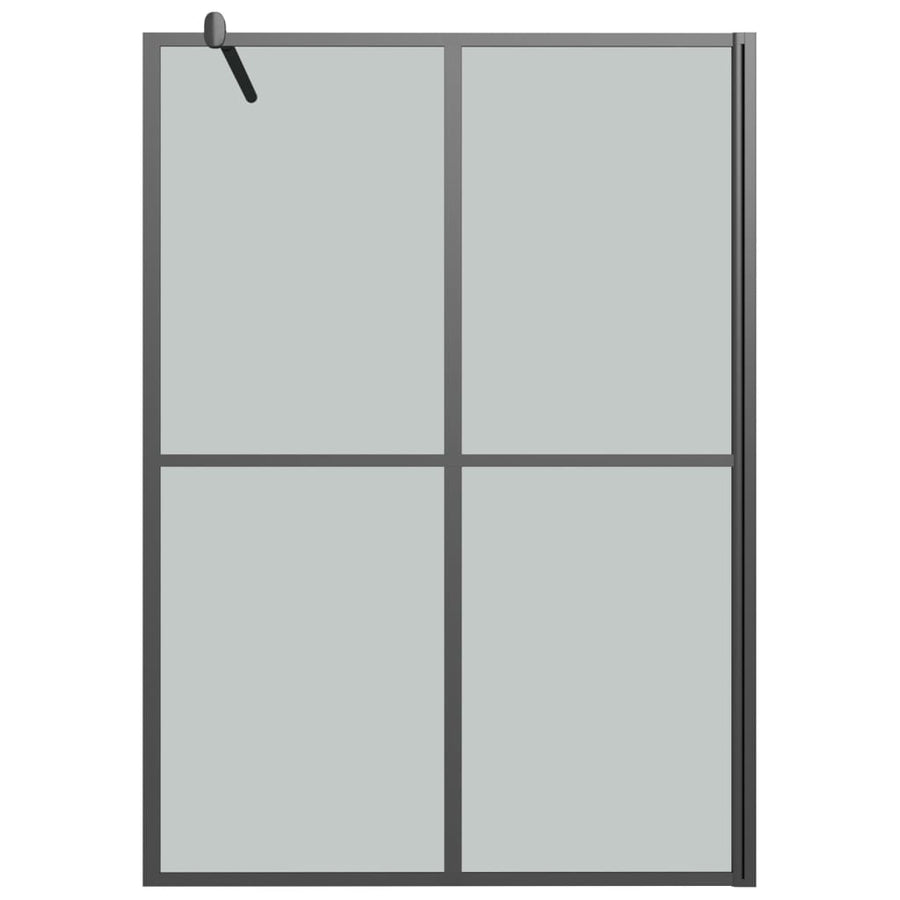 Inloopdouchescherm Donker Gehard Glas 140 x 195 cm