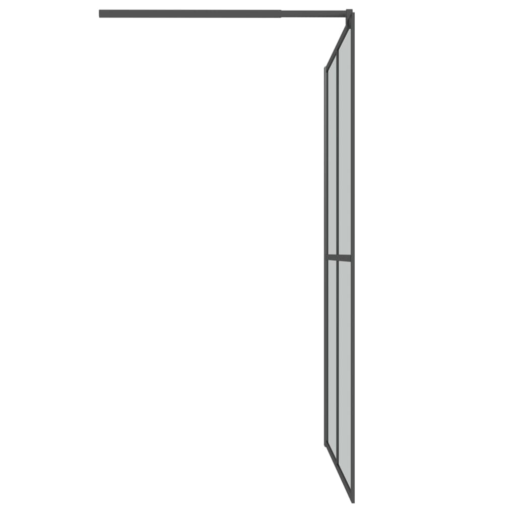 Inloopdouchescherm Donker Gehard Glas 140 x 195 cm