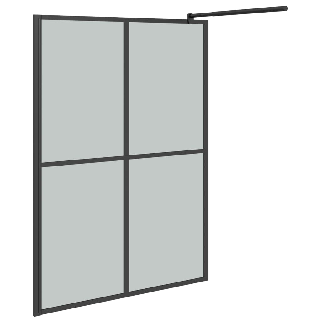 Inloopdouchescherm Donker Gehard Glas 140 x 195 cm