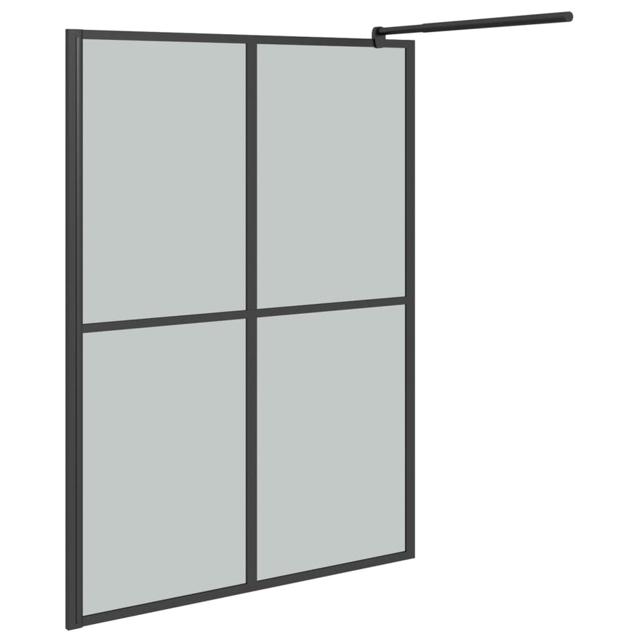 Inloopdouchescherm Donker Gehard Glas 140 x 195 cm