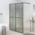 Inloopdouchescherm Donker Gehard Glas 140 x 195 cm