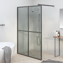 Inloopdouchescherm Donker Gehard Glas 140 x 195 cm