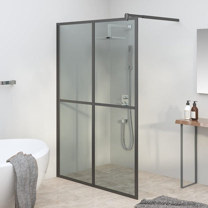 Inloopdouchescherm Donker Gehard Glas 140 x 195 cm