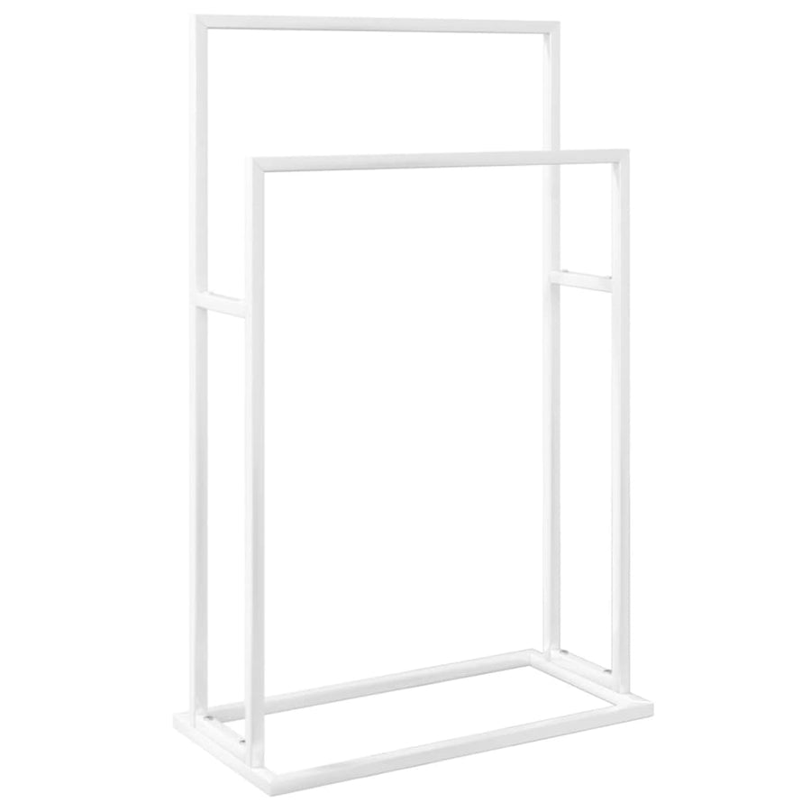 Handdoekenrek Vrijstaand 48X24X78,5 Cm Ijzer 48 x 24 x 78.5 cm Wit