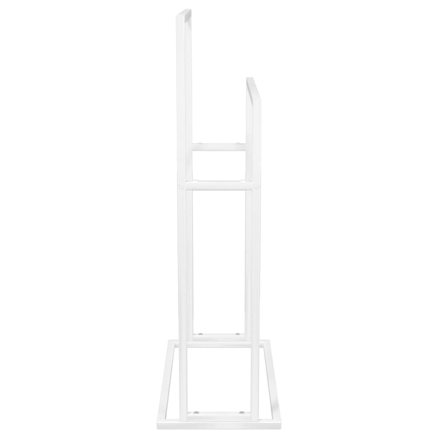Handdoekenrek Vrijstaand 48X24X78,5 Cm Ijzer 48 x 24 x 78.5 cm Wit