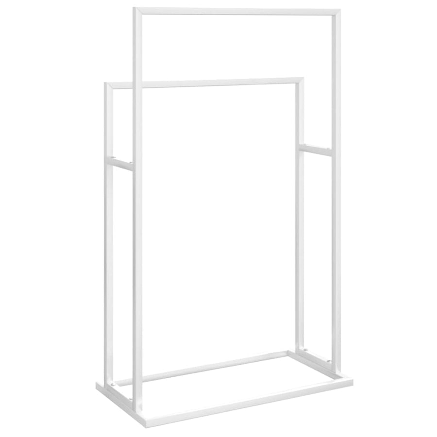 Handdoekenrek Vrijstaand 48X24X78,5 Cm Ijzer 48 x 24 x 78.5 cm Wit