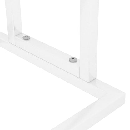 Handdoekenrek Vrijstaand 48X24X78,5 Cm Ijzer 48 x 24 x 78.5 cm Wit