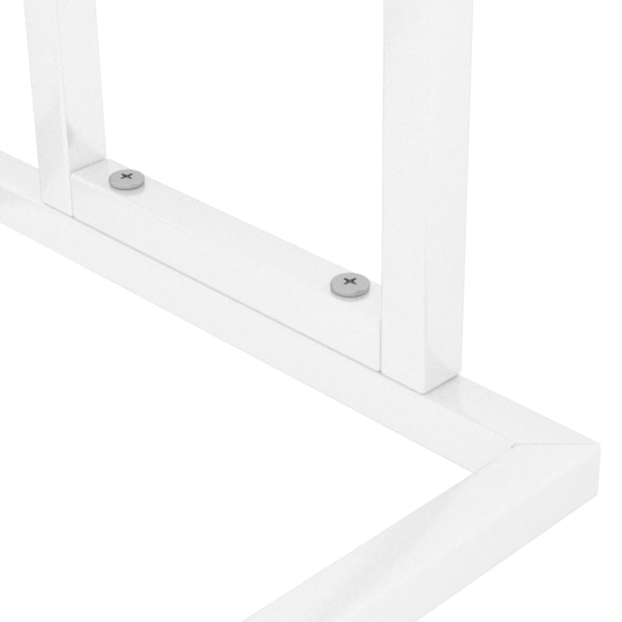 Handdoekenrek Vrijstaand 48X24X78,5 Cm Ijzer 48 x 24 x 78.5 cm Wit